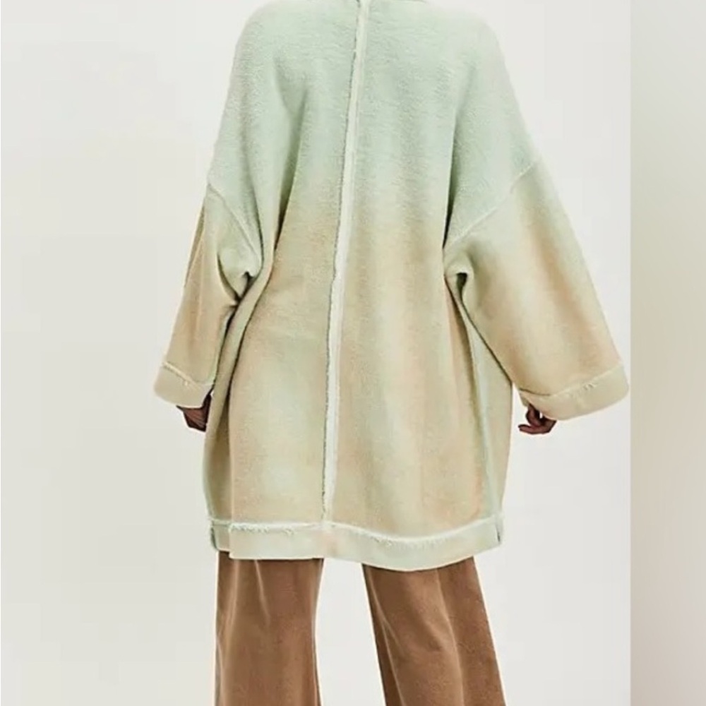 Free People Lola ombré sweatshirt cardi Size S. NWT - Picture 3 of 3